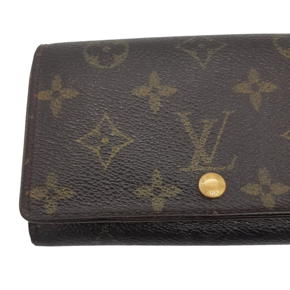 LOUIS VUITTON Monogram Porte Monnaie Billets Tresor Wallet - Picture 3 of 16